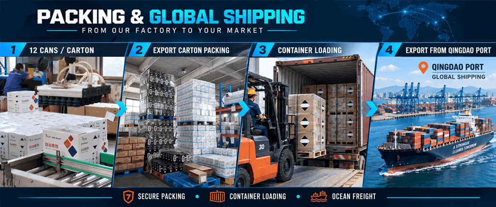packaging & global shipping