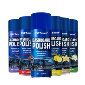 dsc seven dashboard polish spray uv protection static free wax for car leather furniture