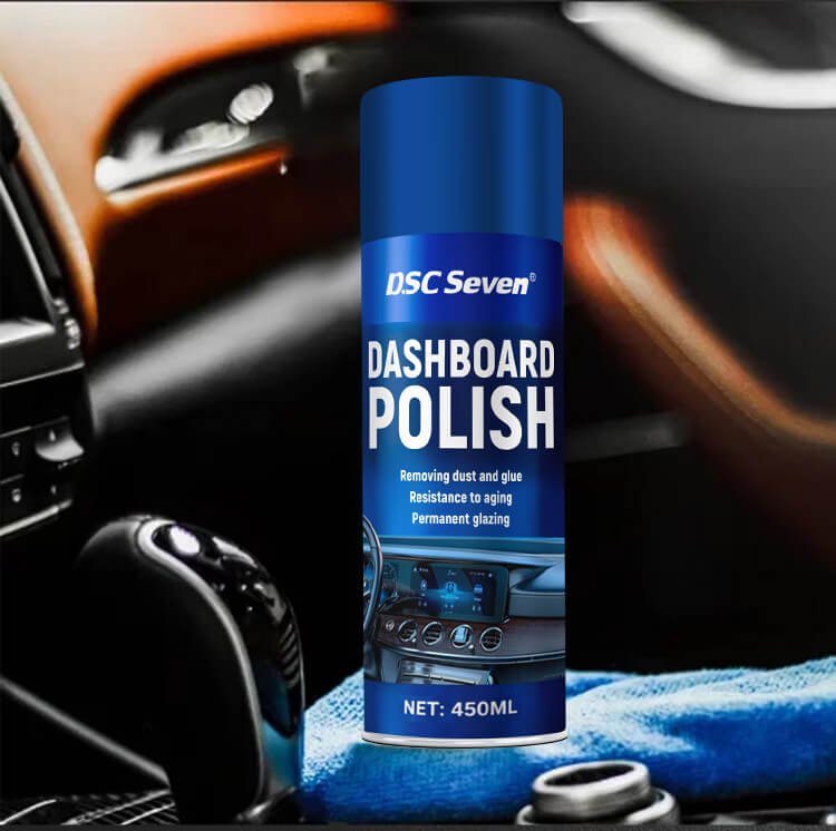 dsc seven dashboard polish spray uv protection static free wax for car leather furniture (5)