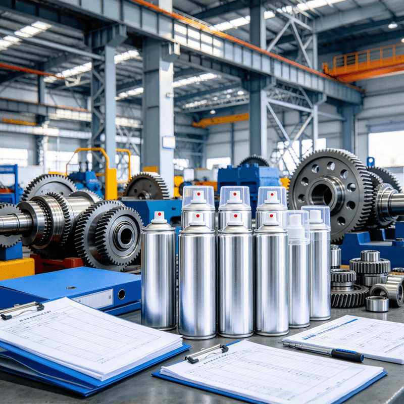industrial maintenance aerosol datasheet collection