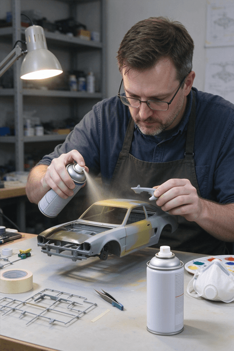 model making spray paint